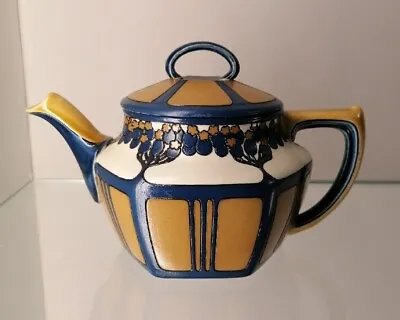 Buy Villeroy & Boch Mettlach Teapot Art Nouveau Elderberry Antique Ceramic • 515.38£