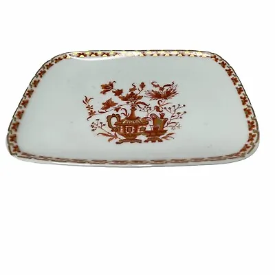 Buy Limoges France Georges Boyer Porcelain Nankin Red Gold Tray/Dish 5.75” X 4.25” • 28.35£