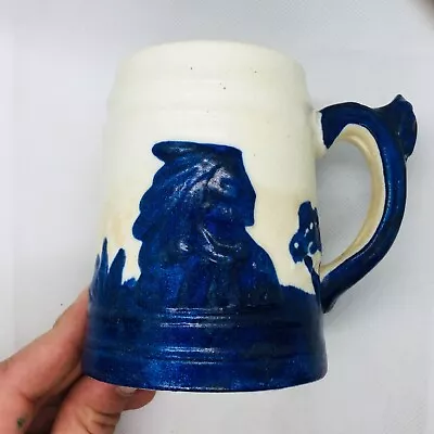 Buy Antique Signed 4.25  X 3.5  Sleepy Eye Mug Original Monmouth Stoneware Pottery • 45.66£