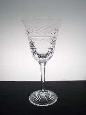 Buy Royal Brierley Sovereign Cut Large Crystal Wine Glass / Water Goblet 19cm Tall • 24.99£