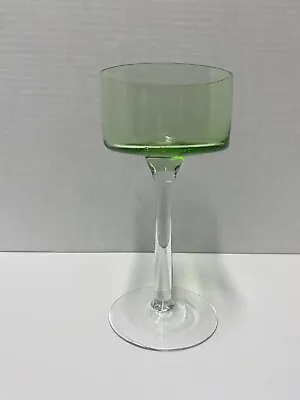 Buy Wedgwood Brancaster Glass Votive Candle Holder Pedestal Green & Clear 8” • 20.15£