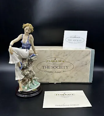 Buy Giuseppe Armani Signed Figurine Sabrina 0110C Florence Italy Connie Ribaudo • 569.23£