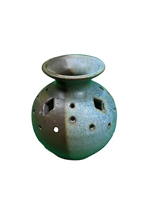 Buy Beautiful Welsh Tregaron Cymru Studio Pottery Vintage Small Vase. Abstract. • 5.99£