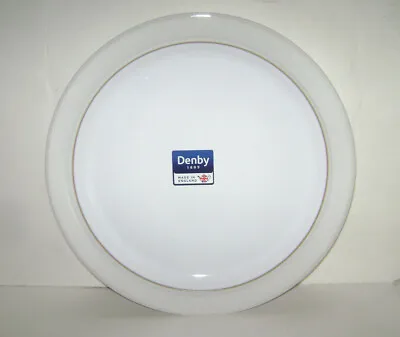 Buy New Denby Natural Canvas 1 Dinner Plate Dinnerware Pottery Stoneware White China • 47.94£