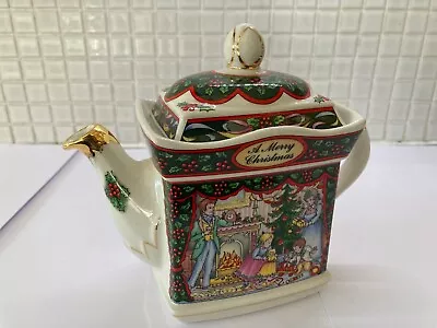 Buy Vintage Sadler Christmas Morning Tea Pot, Made In England • 15£