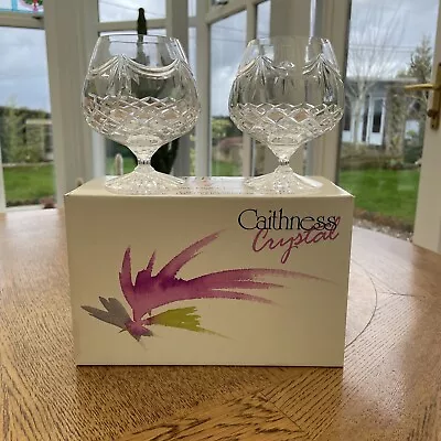 Buy Caithness Lead Crystal Brandy Snifters. Boxed. Unused • 20£