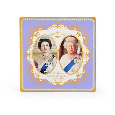 Buy Her Majesty Queen Elizabeth II Fine China Commemorative Coaster With Cork Back • 9.95£