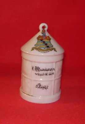 Buy Arcadian Crested China Lantern (Watchman What Of The Night) Bridlington Crest • 4.99£