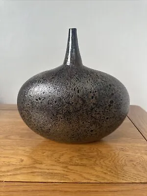 Buy Scandinavian Studio Art Glass Vase Beautiful Large Piece. Excellent Condition • 89.99£