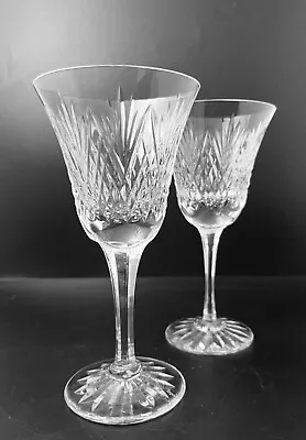 Buy Royal Brierley Crystal York Claret Wine Glass X2 • 35£