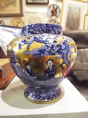 Buy Antique James Kent Fenton Ye Old Foley Ware Oriental Vase No Damage • 25£