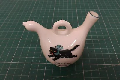 Buy Lucky Black Cat Arcadian Crested China Bird Good Luck From Sheffield C132 • 4.99£