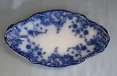 Buy W.H. Grindley Flow Blue Marie Pattern Relish Dish • 18.88£