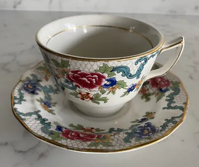 Buy Booths Floradora Cup And Saucer, Vintage, Made In England, Floral Pretty, Prop • 4.50£