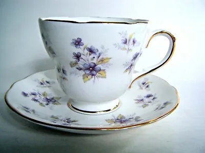 Buy Duchess Bone China Tea Cup & Saucer Woodside Pattern Made In England • 14.25£