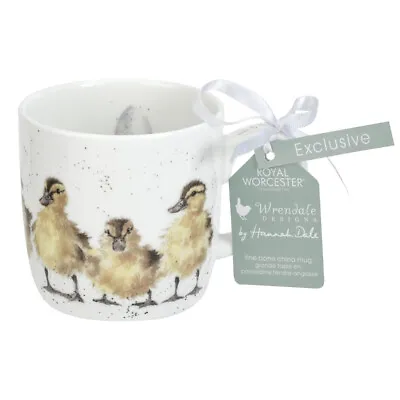 Buy Wrendale Mug Just Hatched Ducklings 310ml Fine Bone China From Royal Worcester • 13.99£