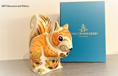 Buy Royal Crown Derby Autumn Squirrel Paperweight RRP £195 • 170£
