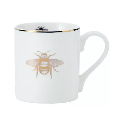 Buy Mikasa Queen Bee Porcelain Mug With Golden Details Birthday Gifts • 9.99£