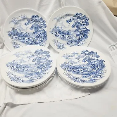 Buy Set Of 11 Countryside Wedgwood Blue White 10 In. China Dinner Plates - Wedgewood • 42.58£