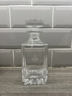 Buy Lovely Vintage 9” Cut Glass Whisky/liquor Pandrol Decanter With Stopped • 5£