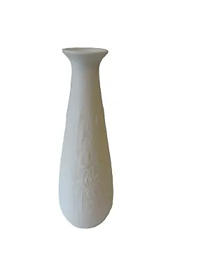 Buy White Porcelain Vase With Rose Pattern,  Alboth & Kaiser Bavaria • 7.50£