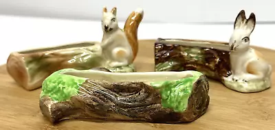 Buy Keele Street Pottery Hand Painted Rabbit  And Squirrel Posies  Fauna • 15.99£