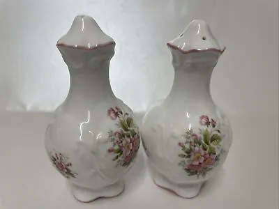 Buy Vintage Queens Fine Bone China Salt And Pepper Shakers. 4” Tall • 5.80£