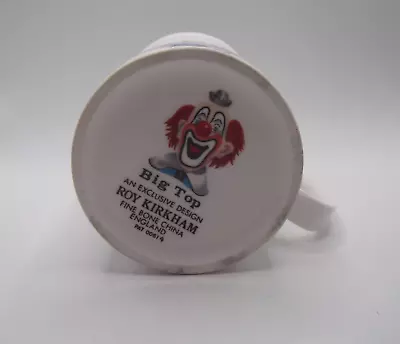 Buy Roy Kirkham  Big Top  Small Fine Bone China Tea Coffee Mug Entertaining Clowns. • 4.99£