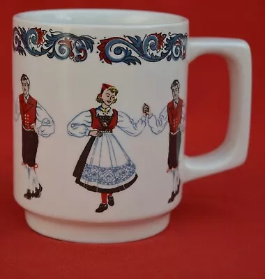 Buy Figgjo Pottery - Norway Hardanger Folk Drinking Mug - Unused Condition! • 9.99£