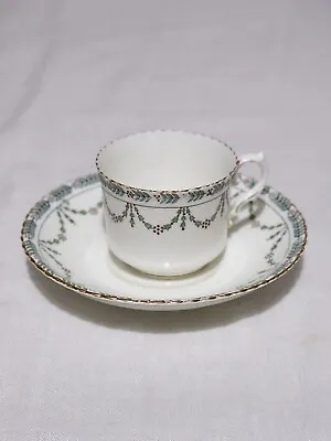 Buy Antique Aynsley Green Christmas Bone China Cup & Saucer • 29.99£