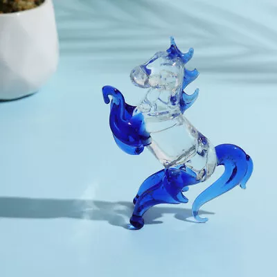 Buy  Crystal Glass Ornaments Animal Figurine Horse Action Figure • 10.95£