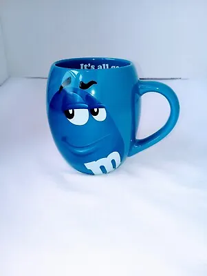 Buy 2011 Vintage M&M's Blue Character Barrel Coffee Mug • 23.68£
