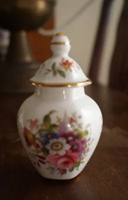 Buy Hammersley Floral Miniature China Bone Ginger Jar • 6.90£