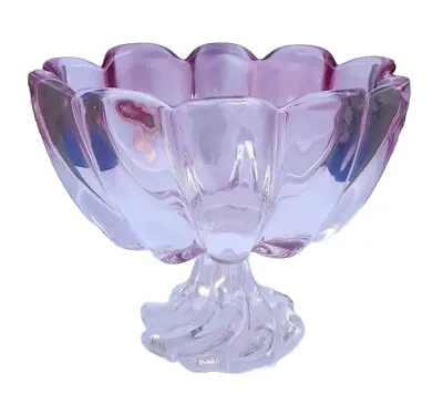 Buy ART DECO CRYSTAL GLASS BOWL WALTER GLASS FOTTED STYLE Mikasa LALIQUE STYLE 19CM • 24.99£