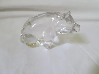 Buy Princess House Pets Lead Crystal Clear Pig Ornament • 9£