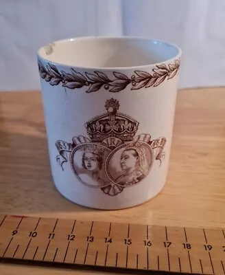 Buy Doulton Burslem - Queen Victoria Commemorative Golden Julibee Tankard Mug • 5£