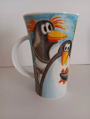 Buy Penguins Mug By Dunoon Jane Brookshaw Scotland.  ' CHILLED OUT ' • 18.99£