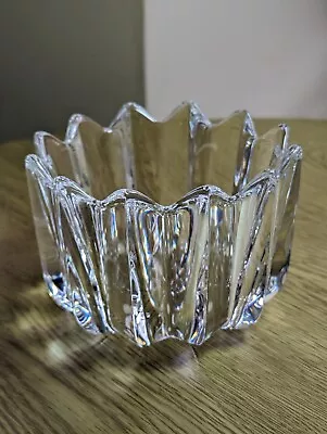 Buy Vintage Orrefors Fleur Crystal Bowl 4 3/4  Superb Swedish Art Glass Signed • 12.75£