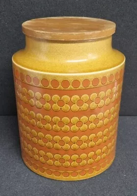 Buy Vintage Hornsea Pottery Saffron Lidded Plain Storage Jar 1970s • 7.99£