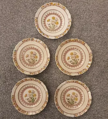 Buy Copeland Spode Buttercup England (5) Plates 5 1/2  Old Marking • 35£