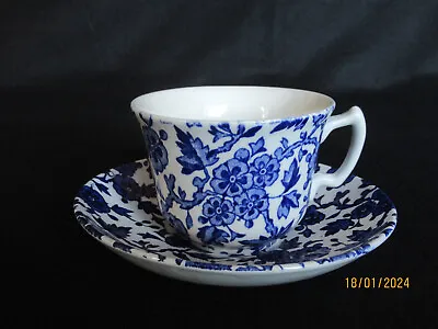 Buy Burleigh Blue Arden Pattern Cup And Saucer • 15£