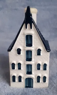 Buy Vintage Delft KLM Bols Miniature Amsterdam House Collectible Nr 70 • 21£