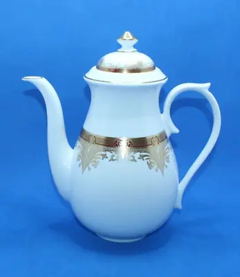 Buy Caverswall Dahlgren Duck English Fine Bone China Tea Pot White Red Gold • 23.63£