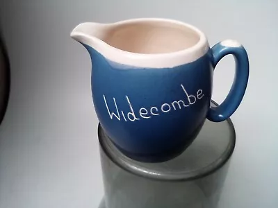 Buy Widecombe  Devonmoor  Pottery Vintage Jug Blue White  Glaze 7 Cm • 7£