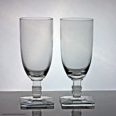 Buy Pair Of Lalique Argos Champagne Glasses • 205£