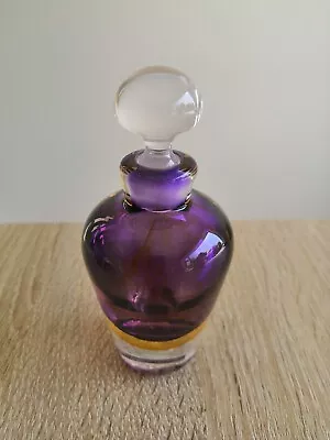 Buy Tim Casey Sark Studio Vintage Glass Perfume Scent Bottle. Rich Amethyst Purple.  • 44£
