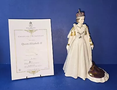 Buy Royal Worcester Figurine Queen Elizabeth Ii Limited Edition 4,500 • 19.99£