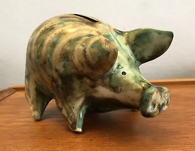 Buy Vintage Rye Pottery David Sharp Piggy Bank • 18£