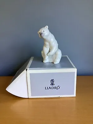 Buy Lladro Resting Polar Bear 010.01208 . Porcelain Figurine With Box And Paperwork • 20£