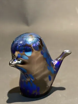 Buy Glassform? John Ditchfield? - Iridescent Blue Chick Bird • 17.99£